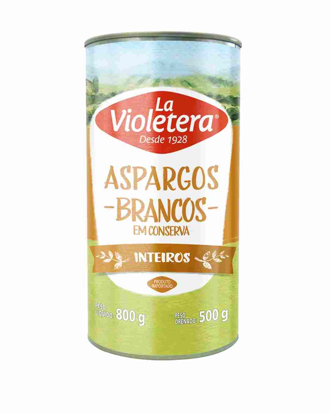 Aspargos Brancos La Violetera 800g