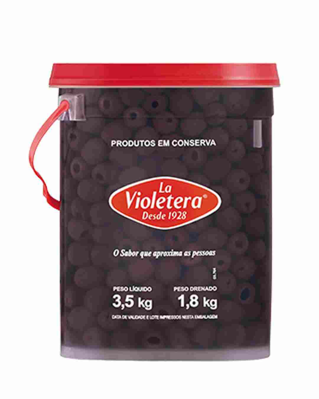 Azeitona Preta S/C La Violetera 1,8kg