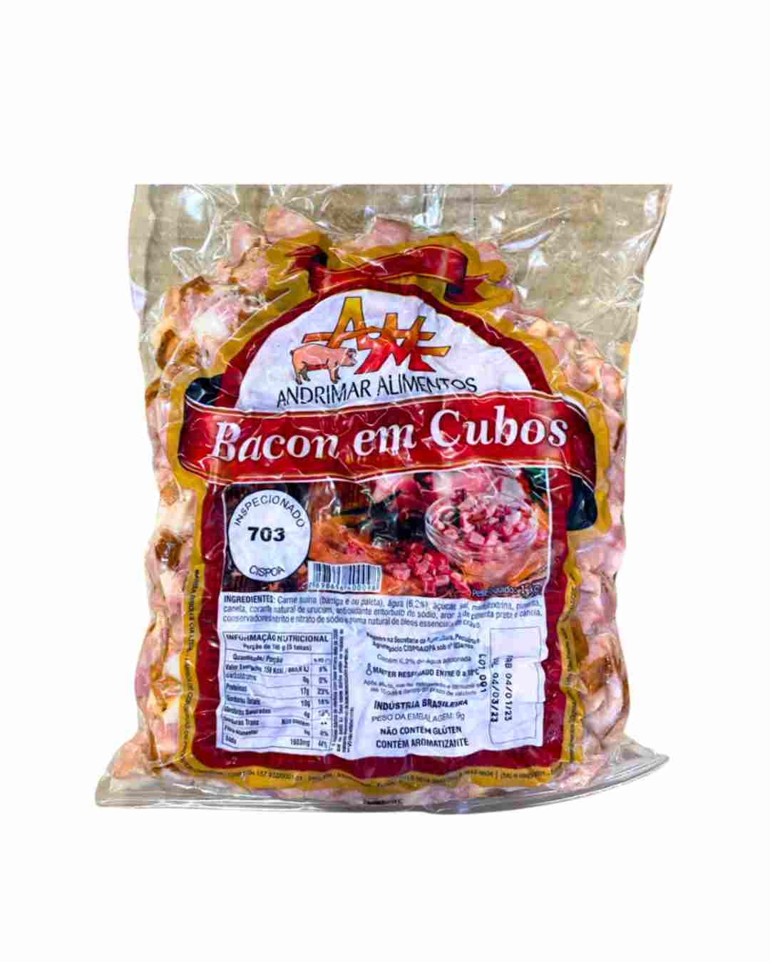 Bacon em Cubos Andrimar 1kg