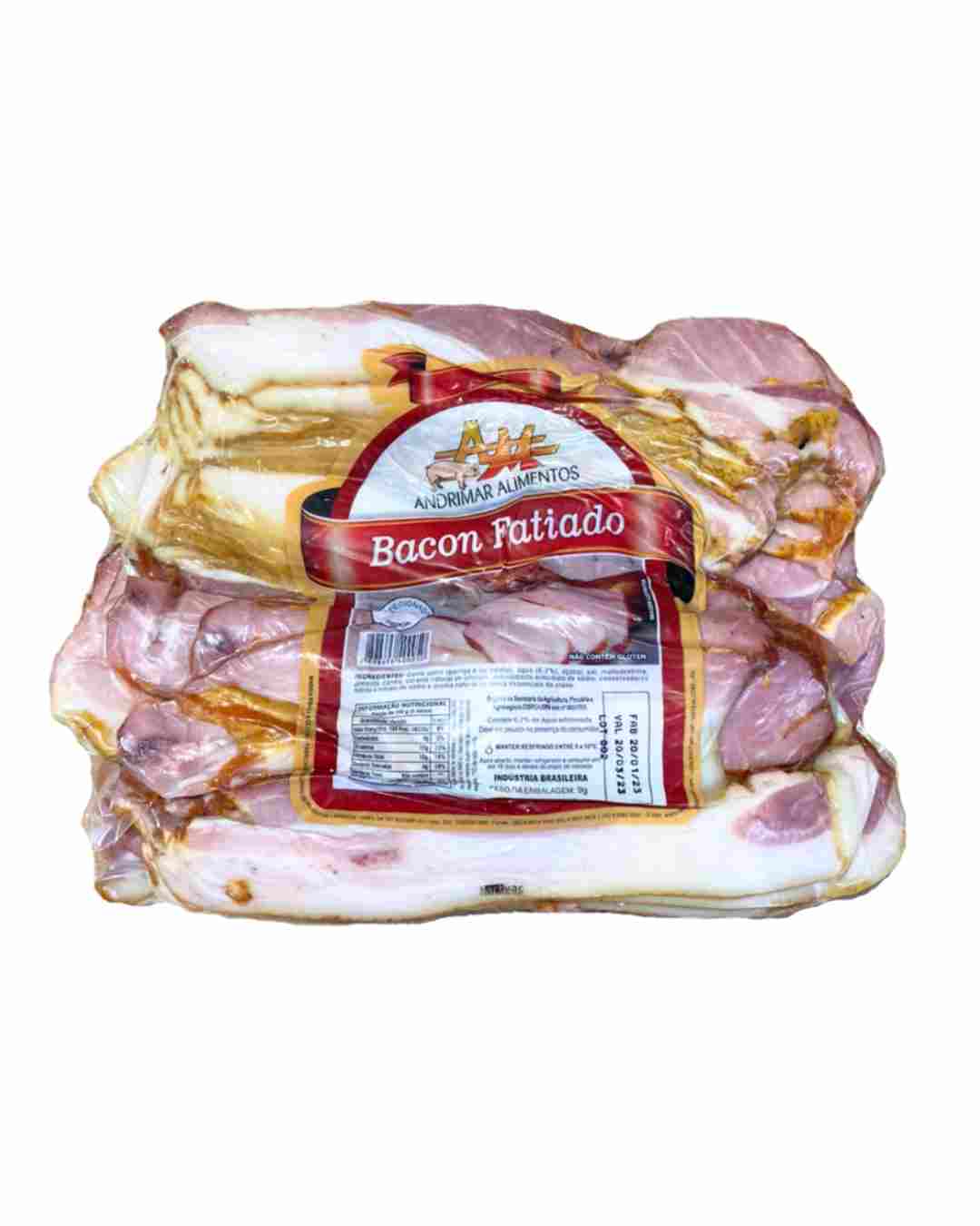 Bacon Fatiado Andrimar  2kg