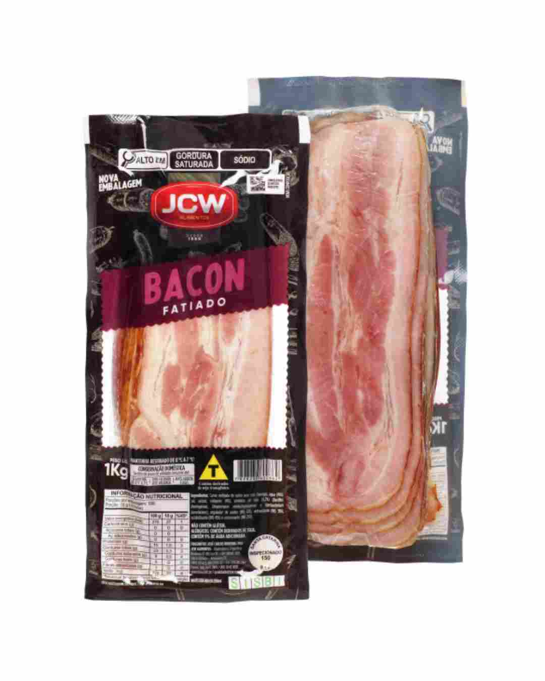 Bacon Fatiado JCW 1kg