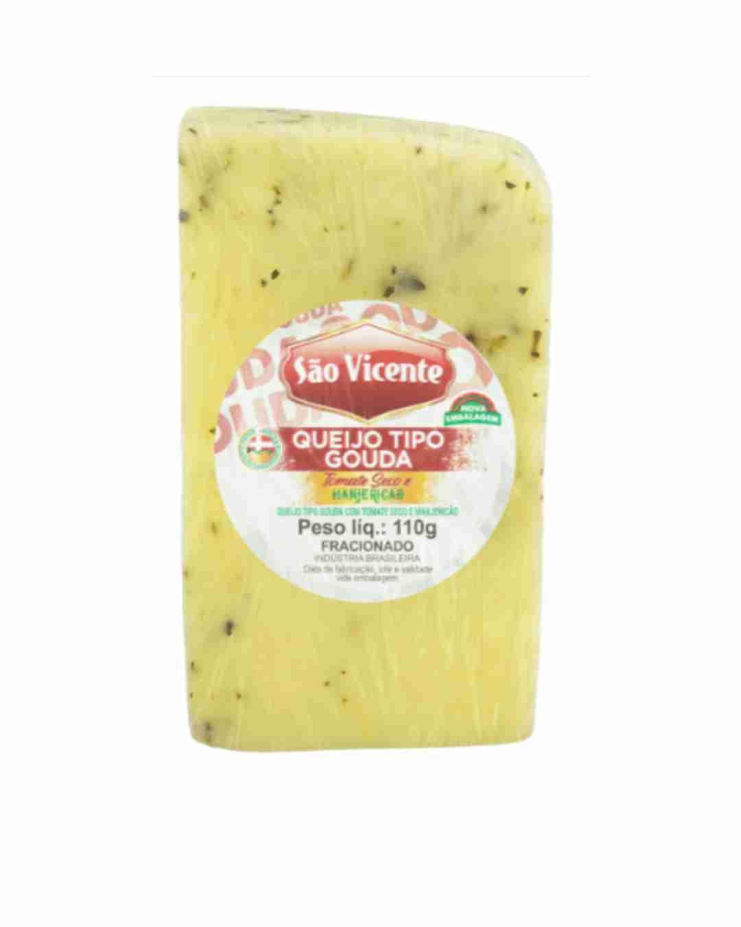 Queijo Gouda Manjericão Cunha São Vicente 110g