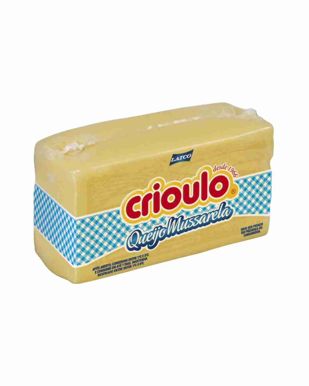 Queijo Mussarela Int Crioulo 3,5kg