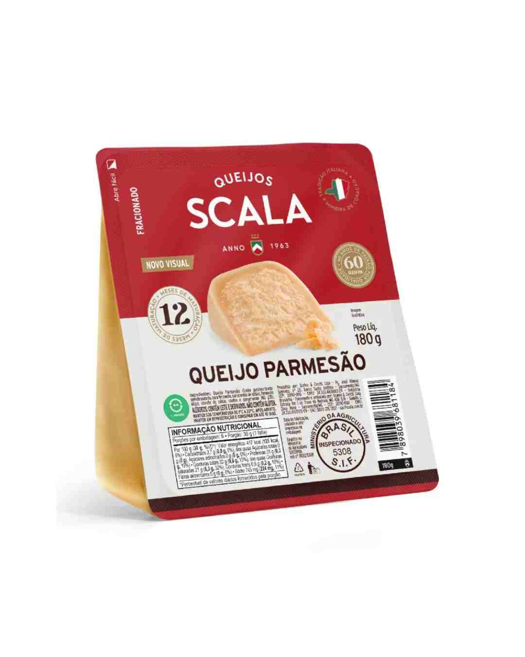Queijo Parmesão Cunha 12 meses Scala 180g