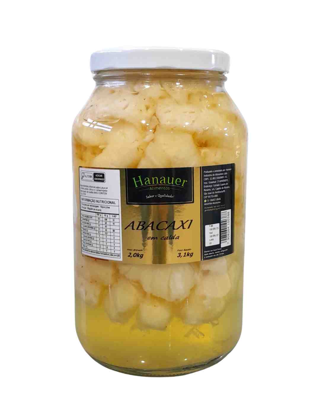 Abacaxi em Calda Pro Hanauer 2kg